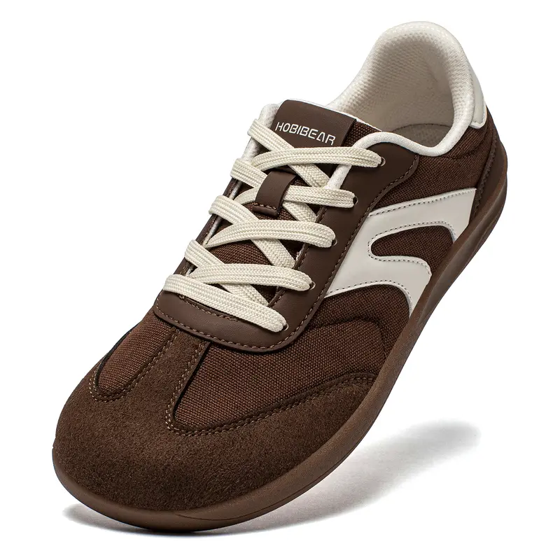 HOBIBEAR Women's Closed-Toe Casual Trainers - 0-Drop Rubber Sole, Wide Toe Box, Breathable, Low Drop Shoes, Minimalist Barefoot Sneakers, for Walking, Athletic Use, All Seasons