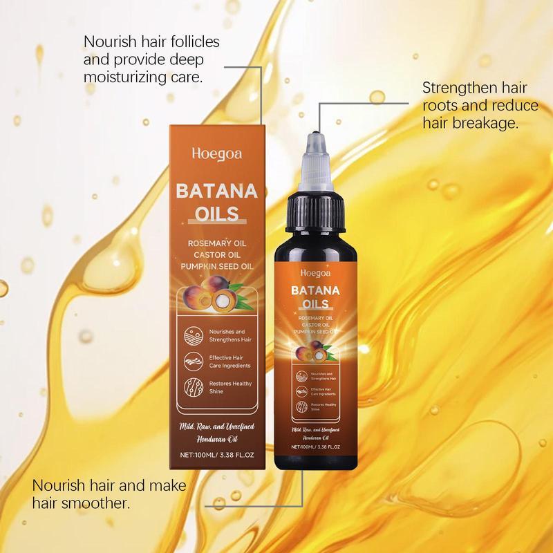 All-in-One Liquid Batana Oil (100ml) -100% Pure and Unrefined Honduran Oil with Rosemary, Castor, & Pumpkin Seed Oil - For Scalp and Hair Health