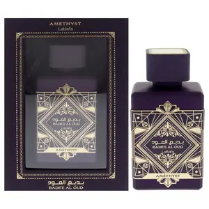 Badee Al Oud Amethyst by Lattafa for Women - 3.4 oz EDP Spray Fragrances Cologne Badee Al Oud Amethyst by Lattafa for Women - 3.4 oz EDP Spray Fragrances Cologne