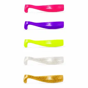 5” Paddle Tail Fishing Lures, 3-Pack Soft Plastic Bait for Freshwater and Saltwater Fishing