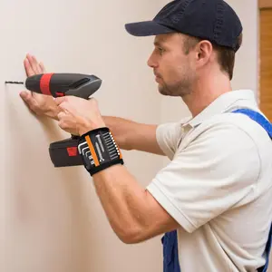 Magnetic Wristband for Tools Gifts for Men Powerful Magnets for Holding Screws Nail Stocking Stuffers Birthday Christmas Gifts for Dad Grandpa Husband Handyman Boyfriend Anniversary Fathers Day