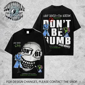 Rocky Don't Be Dumb 2026 Merch #2 - Asap Mob Fans High-quality Cotton T-Shirt, Rakim Mayers Fan Shirt Hip-Hop Shirt, Don't Be Dumb Tour Merch, Gift For Flacko Rap Fan Graphic Tee