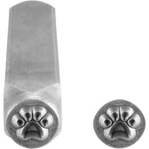 Paw Metal Punch  Stamping Tools 6mm for Stamping/Punching Metal, , Clay, Leather,