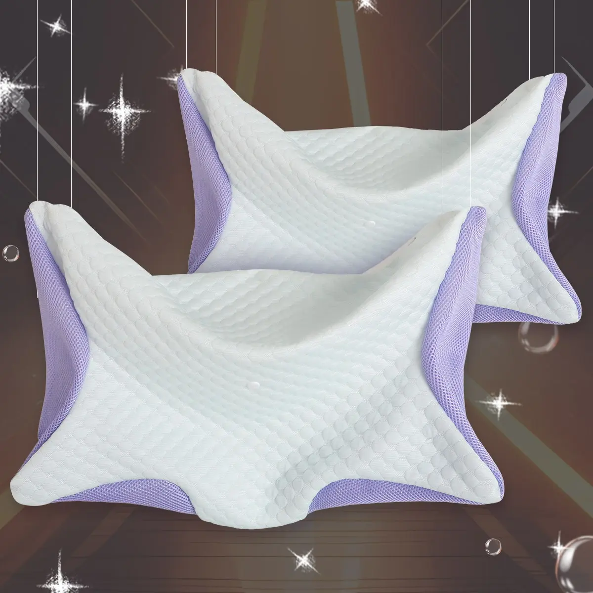 Smooth Textile Pillowcase for Hair and Skin, Queen Size Travel Pillow Cover 23.6x14.5 Inches with Hidden Zipper, Perfect Gift Option for Men and Women