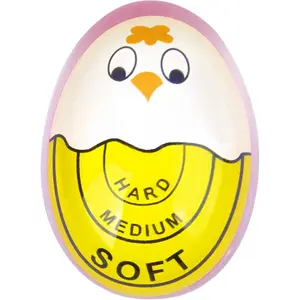 Color Changing Egg Timer for Boiling Eggs, Yellow