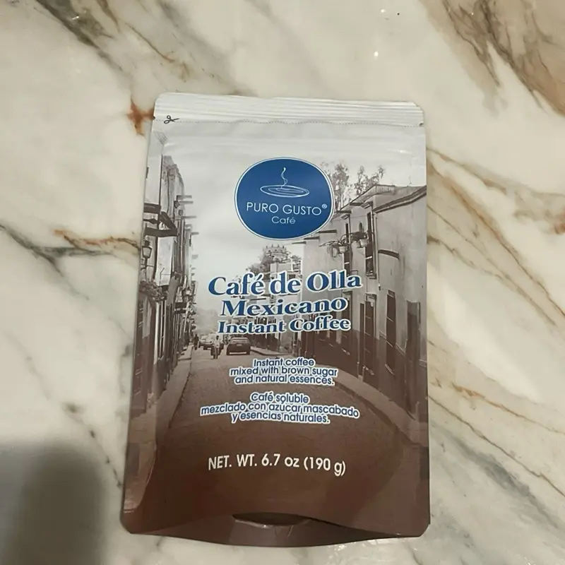 Cafe de olla instant coffee with brown sugar Cafe de olla instant coffee with brown sugar