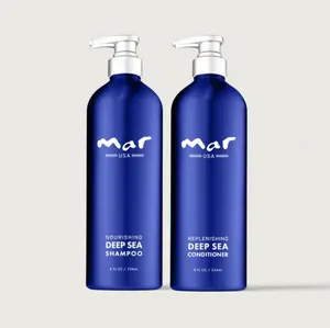 Mar Deep Sea Duo – Shampoo & Conditioner Bundle - Certified Clean Beauty with Ocean Minerals for Strong, Hydrated Hair Haircare Plastic
