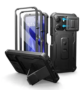 Dexnor for Motorola Moto G-Power-5G-2025/2026 Case, [2 Front Frame] [Built-in Magnetic Slide Camera Cover & Kickstand] Heavy Duty Protection Shockproof Phone Case with Screen Protector, 6.8inch