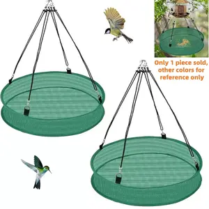 Hanging Bird Feeder Outdoor Garden Bird Feeding Station, Pet Bird Net Bag Feeder, Durable & Easy-To-Use Design, Perfect for Backyard Birds
