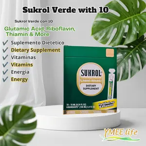 Sukrol Liqui-Shots Natural Vitamin Dietary Supplement Drink, 10 mL x 10 Servings