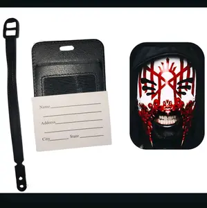 Sleep/Tøken Luggage Tag with Black Strap and Address Card -Travel Accessories - Travel Essentials