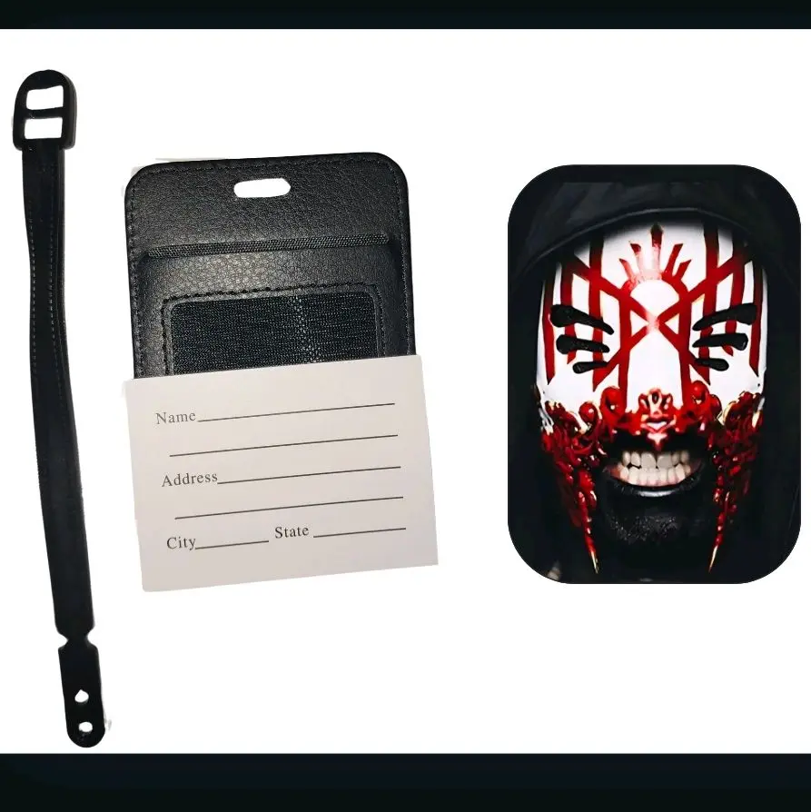 Tøken Luggage Tag with Black Strap and Address Card -Travel Accessories - Travel Essentials
