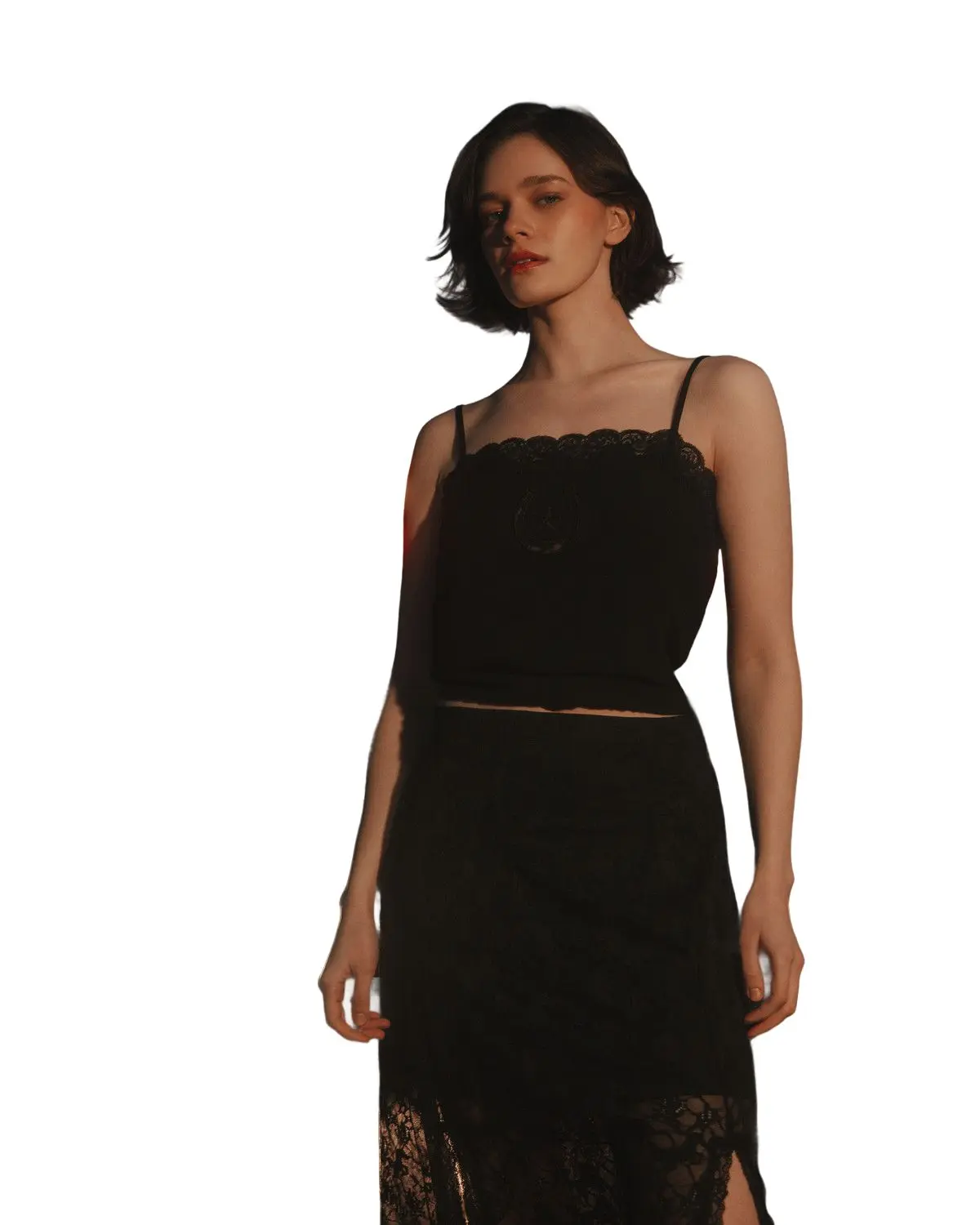 Idyllwind Women's Women'S Sage Satin Lace Cami - Iwsp26w3-Blk