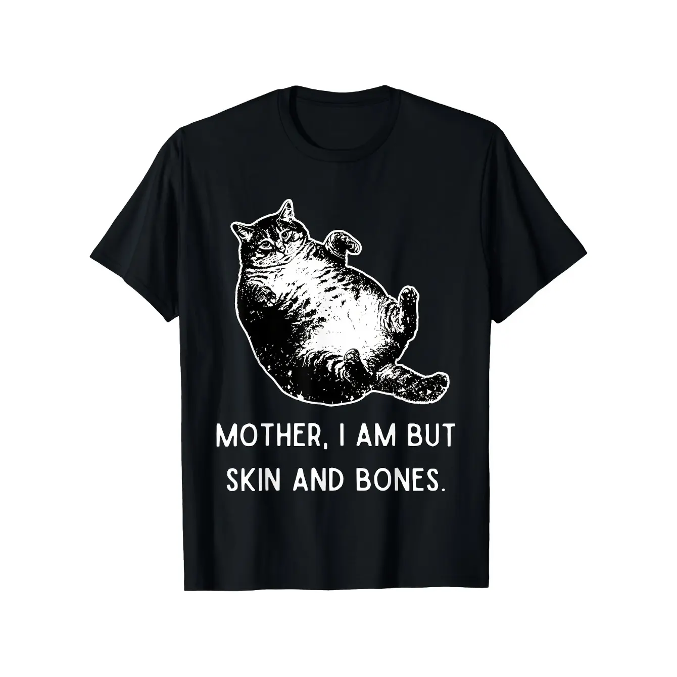 Women's Funny Cat Graphic T-Shirt - Casual Short Sleeve Crew Neck Tops with a Classic Unisex Cut, Soft Fabric for Everyday Comfort, Garment, Customized, Cartoon, All Seasons
