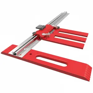 Portable Metal Circular Saw Guide Rail - Precision Manual Circular Saws Edge Guide with Metric and Imperial Dual Scales, Sturdy Durable Non-Electric Tool for DIY Projects, Professional Woodworking