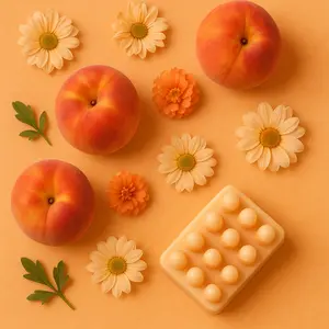 Georgia Peach Lotion Bar | Shea Butter Body Bar | Dry Skin Bestie Moisturizing Lotion Bar | Sweet Floral Perfume Lotion Bar body butter