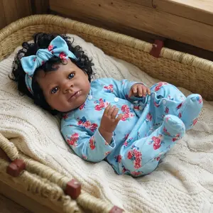 Lifelike Reborn Baby Dolls 20 Inch Fabric body+vinyl limbs Real Life Baby Dolls For kids Age 3+ Suitable gifts for Mother's Day Valentine's Day Children's Day & Christmas