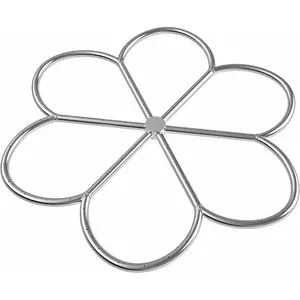 30-Inch 304 Stainless Steel Fire Pit Burner, Flower-Shape Burner Ring for Fire Pit,  Gas &  Fireplace, Max BTU 435K