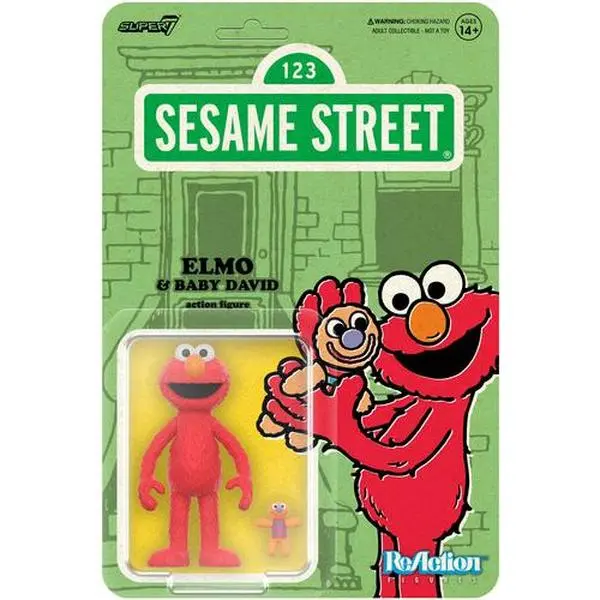 Super7 - Sesame Street - ReAction Figures Wv4 - Elmo  [Collectible Figurine/Statue/Bust] Action figurine/statue, Collectible