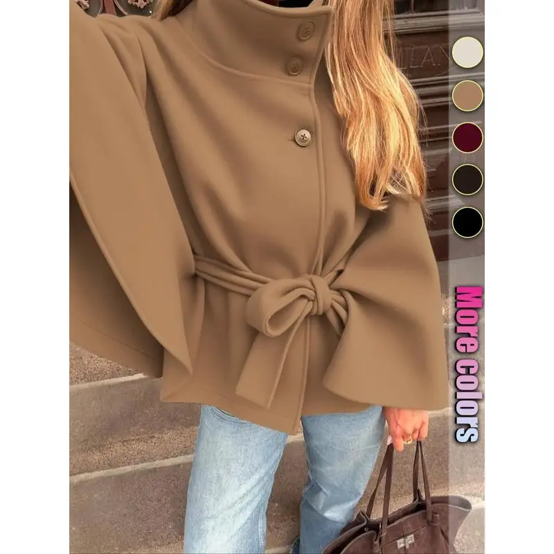 Women's Long Winter Sweater Coat, Casual Knitted Pullover Jacket, Warm Fall & Winter Outerwear, Ladies Clothing Womenswear Knitwear