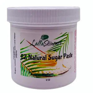 Lallaskincare Natural Sugar Paste 12 oz Fragrance Free
