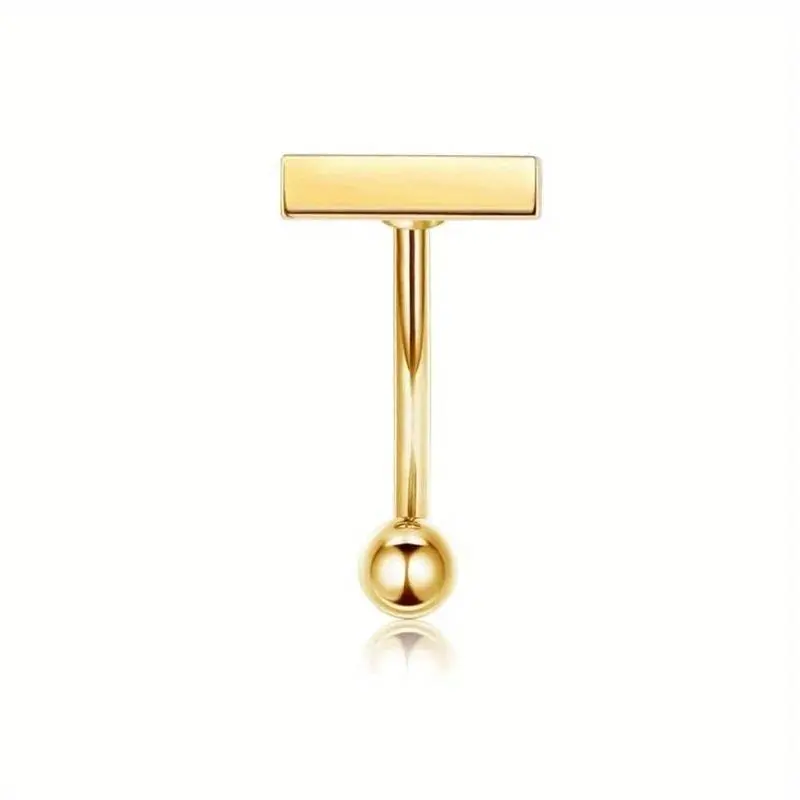 Bobisty 1Pc Surgical Steel Belly Button Rings Navel Studs Sexy Belly Clicker Navel Piercing for Women Piercing Jewelry