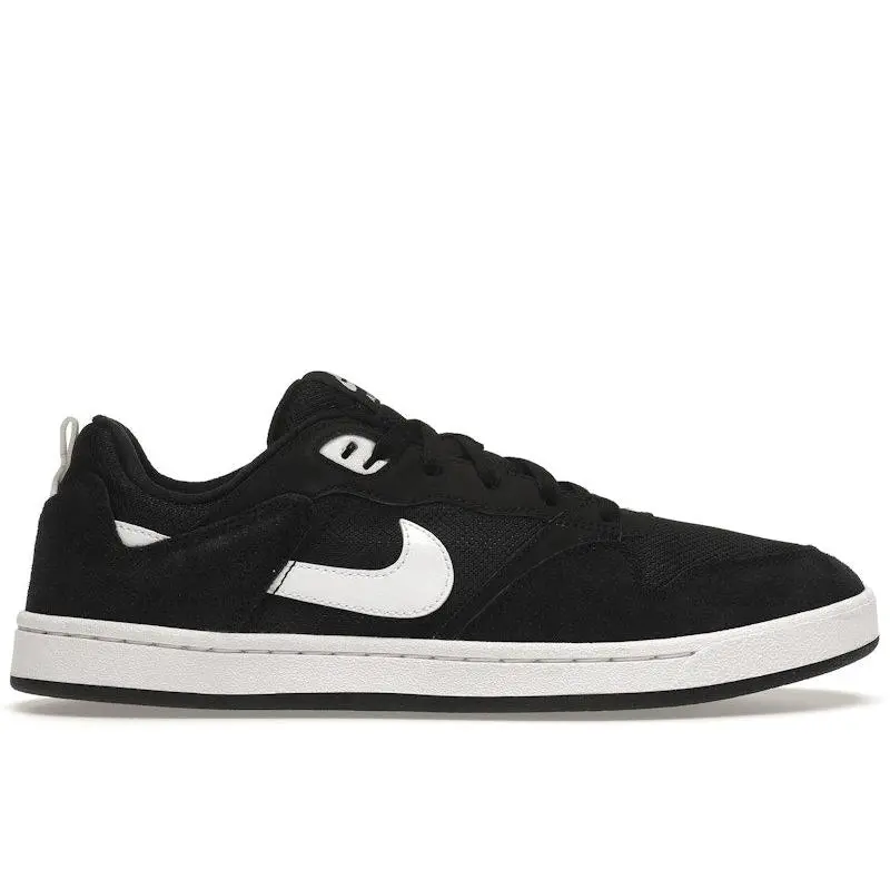 Nike Men's SB Alleyoop Black White Skateboarding Shoes, from StockX