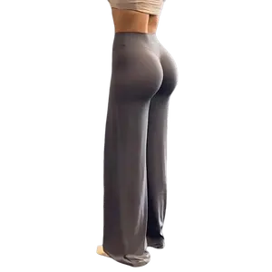 Oneractive High Waist Yoga Pants for Women Wide Leg Loose Fit Workout Running Fitness High Stretch Slimming Tummy Control Gym Activewear Trousers