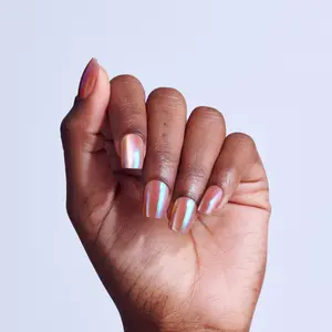 KISS GLAM Embellished Press On Glue Nails - Golden Hour Affairs