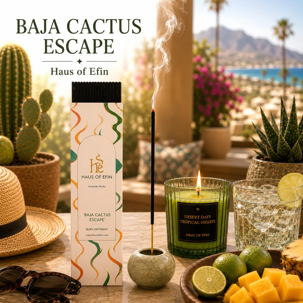 Baja Cactus Escape Incense Sticks