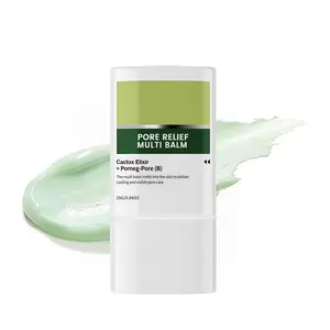 Cactus Pore Relief Multi Balm Stick – Instant Cooling Balm for Pore Tightening, Reduces Puffy & Enlarged Pores, Soothes Skin with Cactus Extract for Face & Nose, 0.88 OZ
