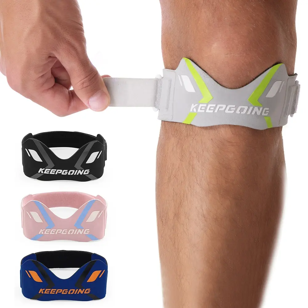 1Pcs Adjustable Sports Knee Brace Patella Strap Knee Supporter for Basketball Volleyball Squats Patellar Knee Brace