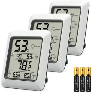 TP50 3 count Digital Hygrometer Indoor Thermometer Room Thermometer and Humidity Gauge with Temperature Humidity  (Previously )