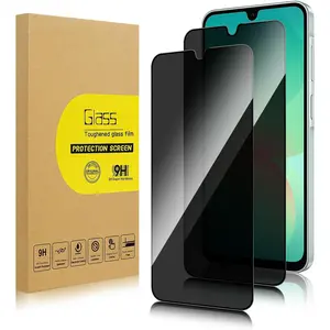2 Pack  Screen Protector for  Galaxy A26 5G[Anti-Spy Tempered Glass], Ultra , Anti-Scratch, Bubble-Free, Easy Install 9H Protective Glass for Galaxy A26
