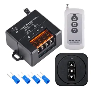 Winch Remote for Truck/ATV/SUV - 168ft Reverse Switch, 5V-48V/10A DC, Compatible with Actuators & Motors (Self-Locking/Momentary Modes)