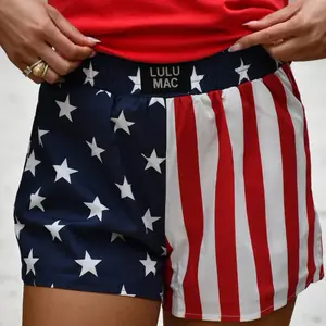 Lulumac American flag patriotic shorts