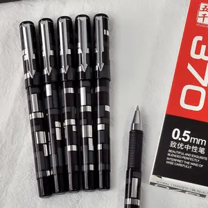 Black Gel Pen (6/12pcs), Smooth Writing Gel Pen, Writing Pen for Students Teacher Office, Business Signature Pen, College Student Pen, Office Stationery & Supplies
