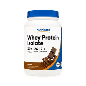 Nutricost Whey Protein Isolate Powder - Natural Amino Protein Blend Fitness and Dietary Supplement