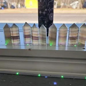 Rainbow Fourite  Tower  Home Ornament