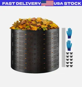 Garden Compost Bin 220 Gal/1000 L Outdoor Compost Bin Easy to Setup