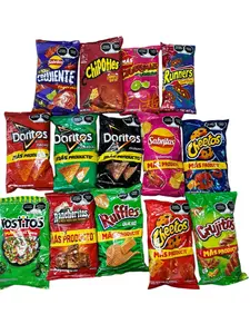 12-Pack Sabritas Mix small bags, Variety Pack, Mexican chips, snack Crispy Crunchy Spicy Flavor Savory corn botanas chilli pap it