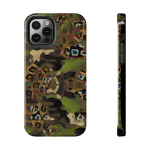 Camouflage Phone Case, Camo Themed Phone Case Premium Matte Texture, Protection, Shockproof, Anti-Drop, Anti-Fingerprint For IPhone 17-12, Pro Max, Pro Plus, and Samsung S25-22 Protection Safety