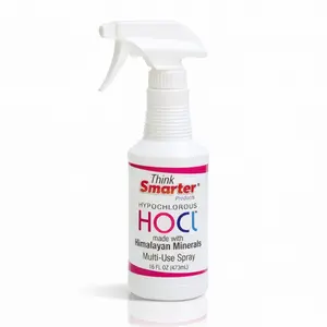 Think Smarter Products 16oz HOCl - - Hypochlorous Spray | Multi-Use Spray - Made with Himalayan Minerals Think Smarter Products 16oz HOCl - - Hypochlorous Spray | Multi-Use Spray - Made with Himalayan Minerals