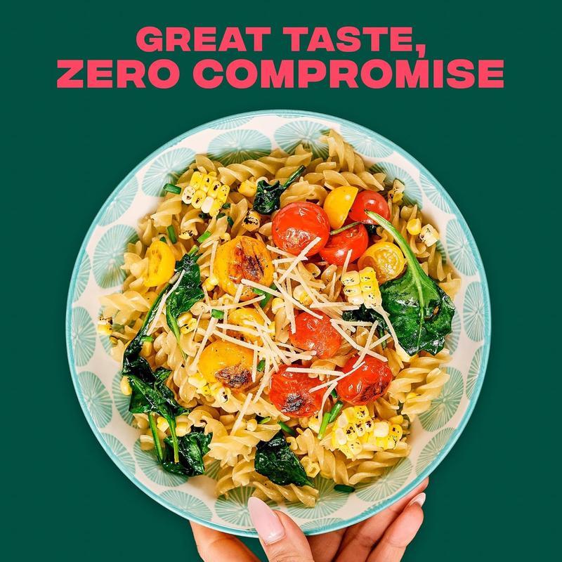 Carbe Diem!, Rotini, Lower Net Carb Pasta with Traditional Flavor & Texture, 8 grams of Protein, 55% Fewer Net Carbs & Only 110 Calories Per Serving, Pack of 3