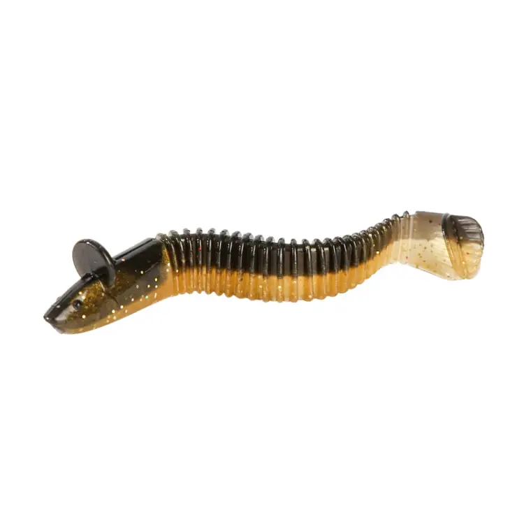 SEMBO 2.75'' Slow-Sinking Swimbait 10-pack - Soft Fishing Lures for Bass/ Catfish in Freshwater & Saltwater