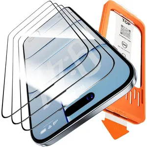 3-Pack for  Air Screen Protector  Clear, 9H Hardness, Easy Install Frame Bubble Free,  & Shatter Protection, Case-Friendly