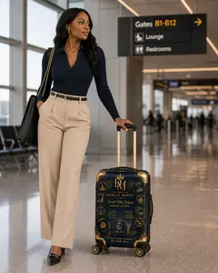 Dahlia Monèt 'Travel With Purpose' Carry-On Suitcase