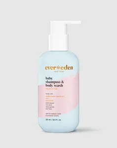 Evereden – Baby Shampoo & Body Wash | Gentle Head-to-Toe Cleanser | For Newborns & Sensitive Skin