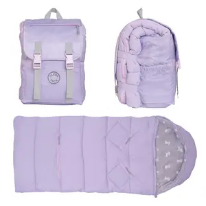 Sleep-N-Pack™ – Little Kid Sleeping Bag | Glow-In-The-Dark Collection: Glow Kittens