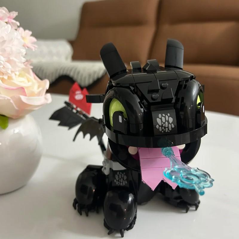 784pcs Dragon Trainer Building Blocks Compatible Lego Parts Size 10375, High-Quality Toy Set for Kids Ages 3+, Perfect Gift Idea